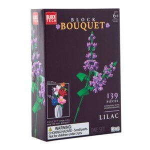 Block Tech Flower Lilac NWT Purple Botanical Faux Plant Puzzle Mother’s Day